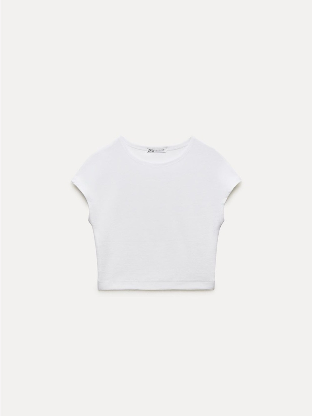 NWT Zara White Crop Top